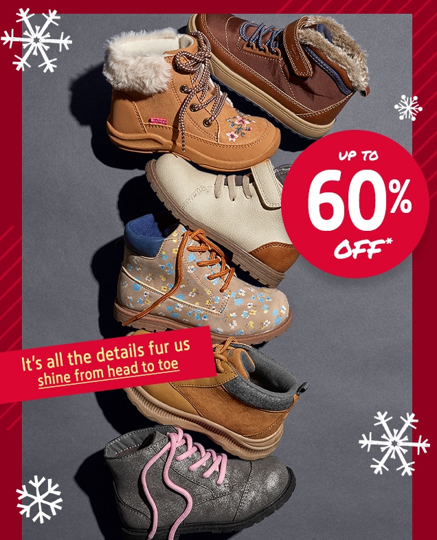 UP TO 60% OFF* | It's all the details fur us | shine from head to toe