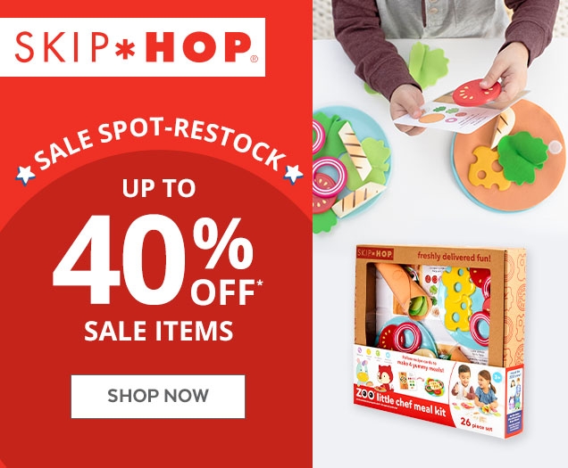 SKIP*HOP | SALE SPOT‐RESTOCK | UP TO 40% OFF* | SALE ITEMS | SHOP NOW