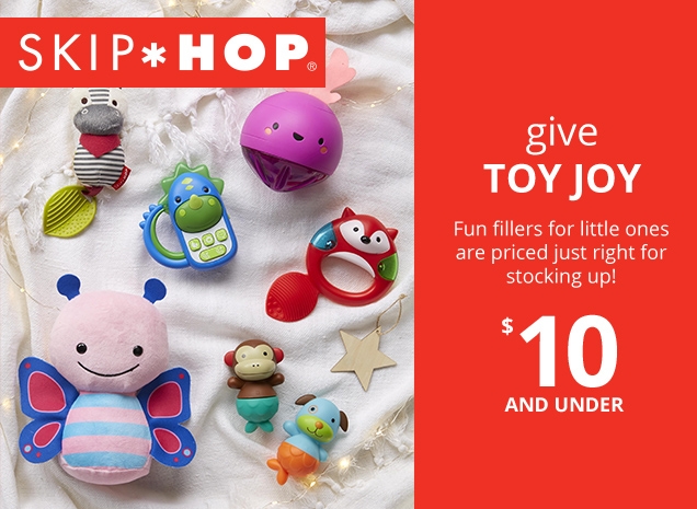SKIP * HOP | give TOY JOY Fun fillers for little ones are priced just right for stocking up | $10 AND UNDER