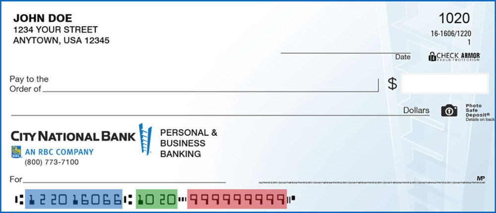 Routing Number | City National Bank