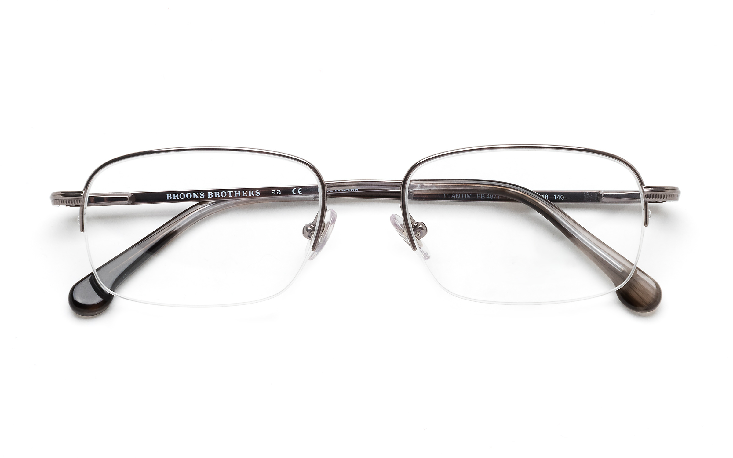 brooks brothers rimless eyeglasses