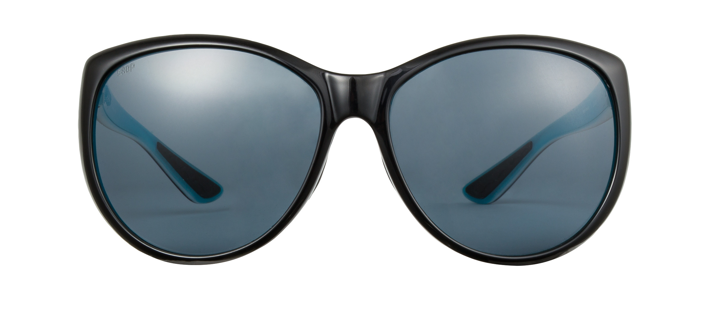 product image of Costa La Mar Shiny Black Aqua Grey 580 Polarized