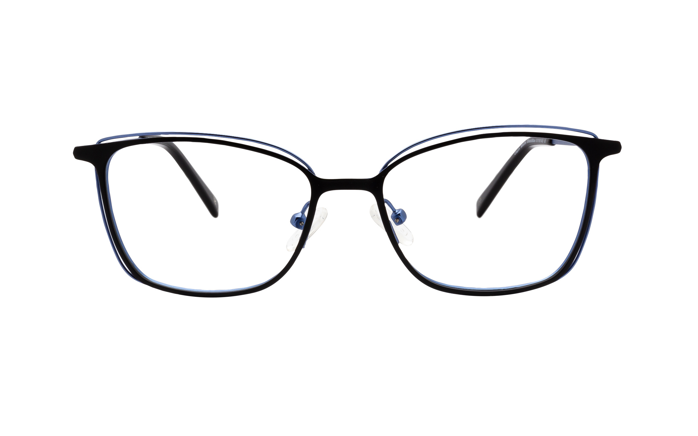 http://www.coastal.com/ - Derek Cardigan Caph DC218 C01 (51) Eyeglasses and Frame in Matte Blue/Black | Metal – Online Coastal