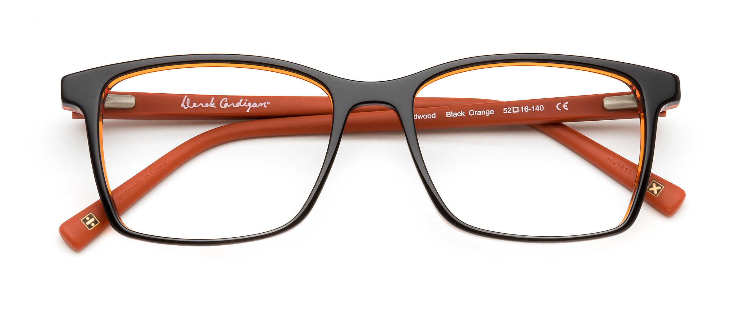 product image of Derek Cardigan Redwood-52 Black Orange
