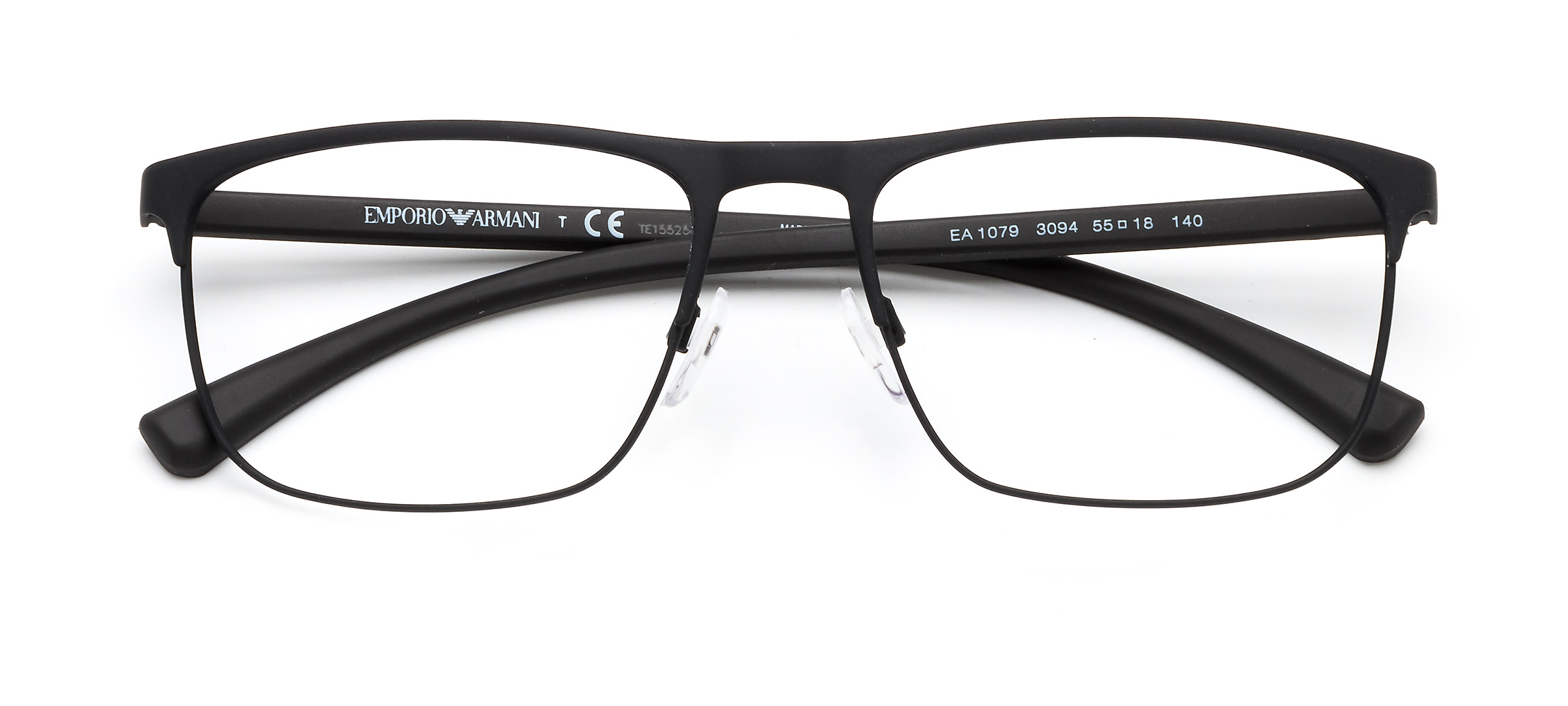 product image of Emporio Armani EA1079-55 Black Rubber