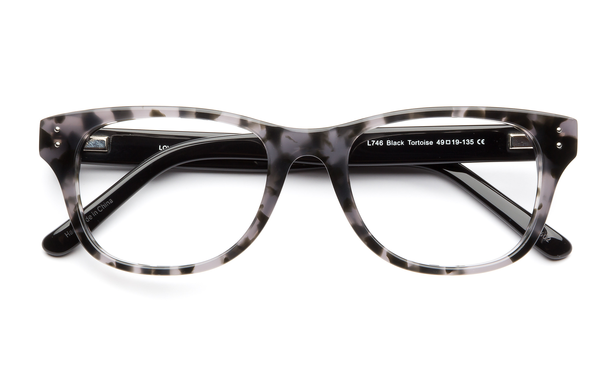 black tortoise shell glasses