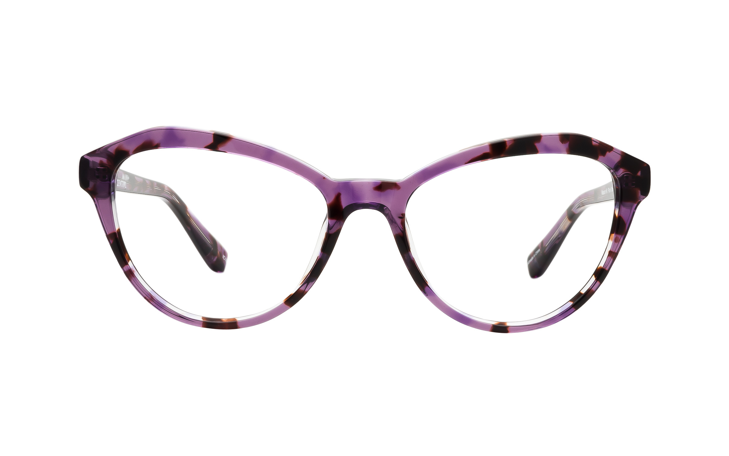 Women's Retro Glasses Purple/Tortoise Main And Central Online Coastal