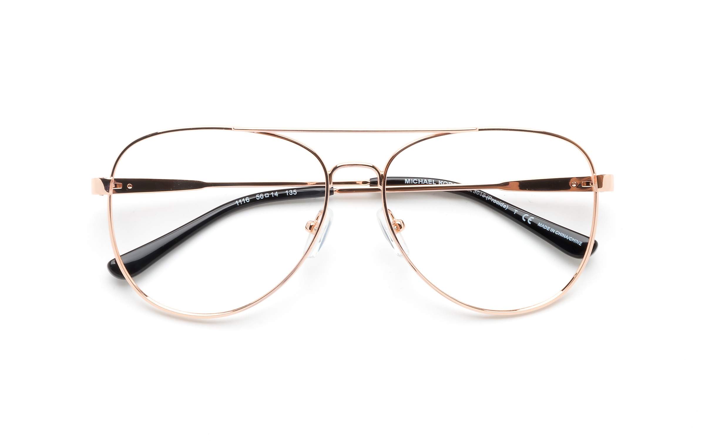 rose gold michael kors eyeglasses