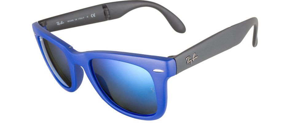 ray ban blue plastic frame
