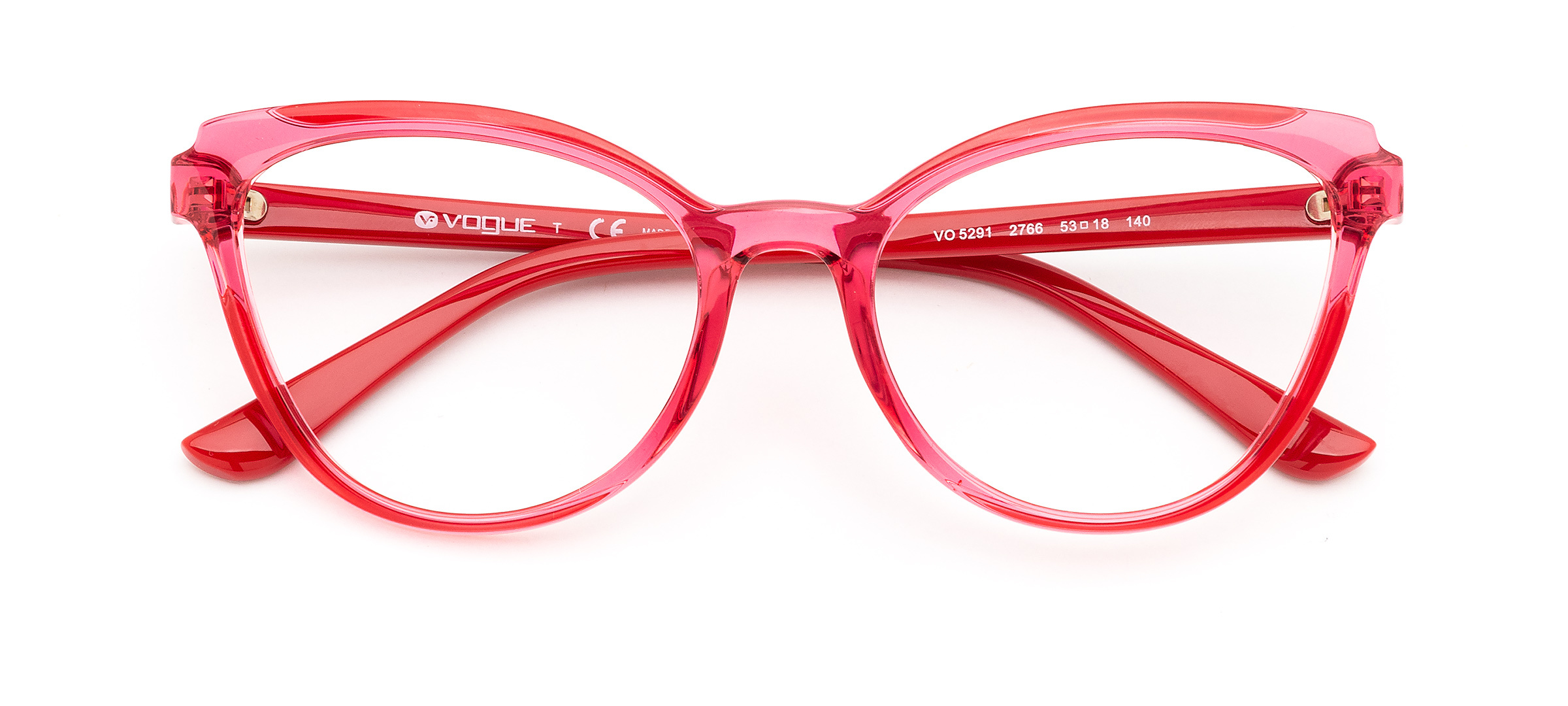 product image of Vogue VO5291-53 Transparent Red