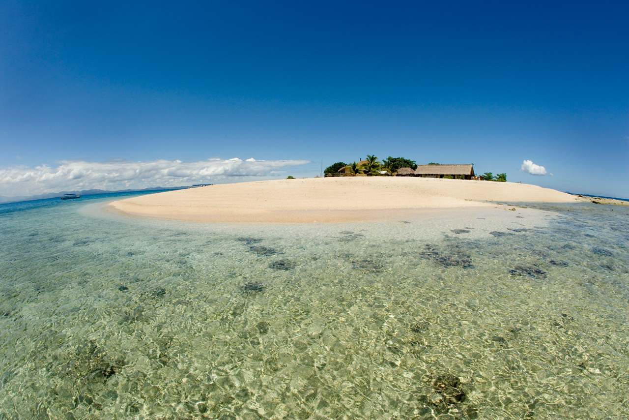 These pictures were taken on South Sea island. Fiji has over 300 islands, many of which are not inhabited. 