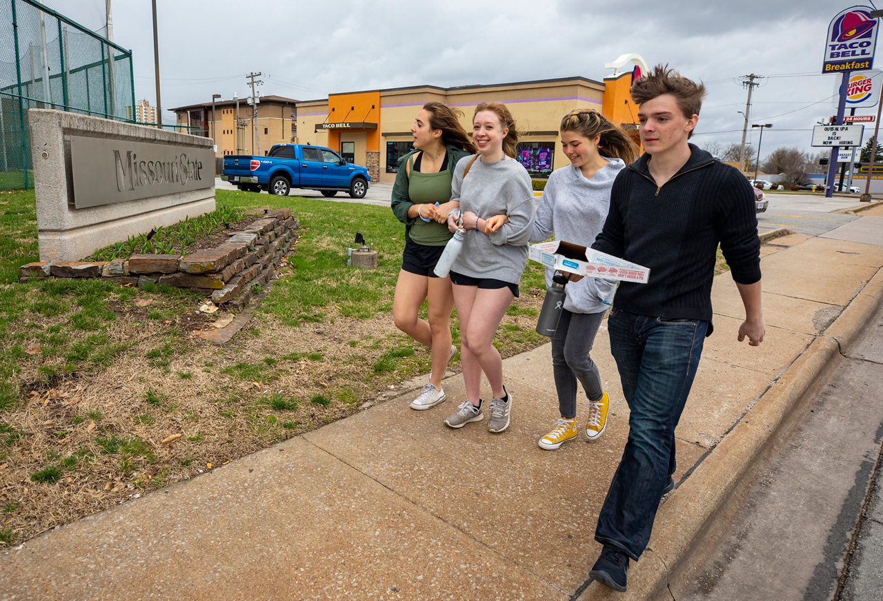 Gap year students from left 
Esther Cox
Dani Markham
Corielle Cox
Gabriel Schweb 
