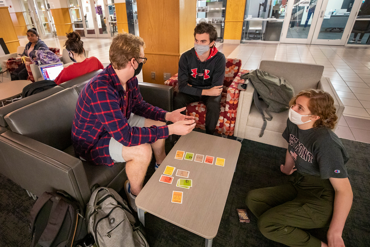 Gap year students 
Hannah Sowatzke
Sully Johnson share Perspectives cards evangelism tool on MSU campus 

