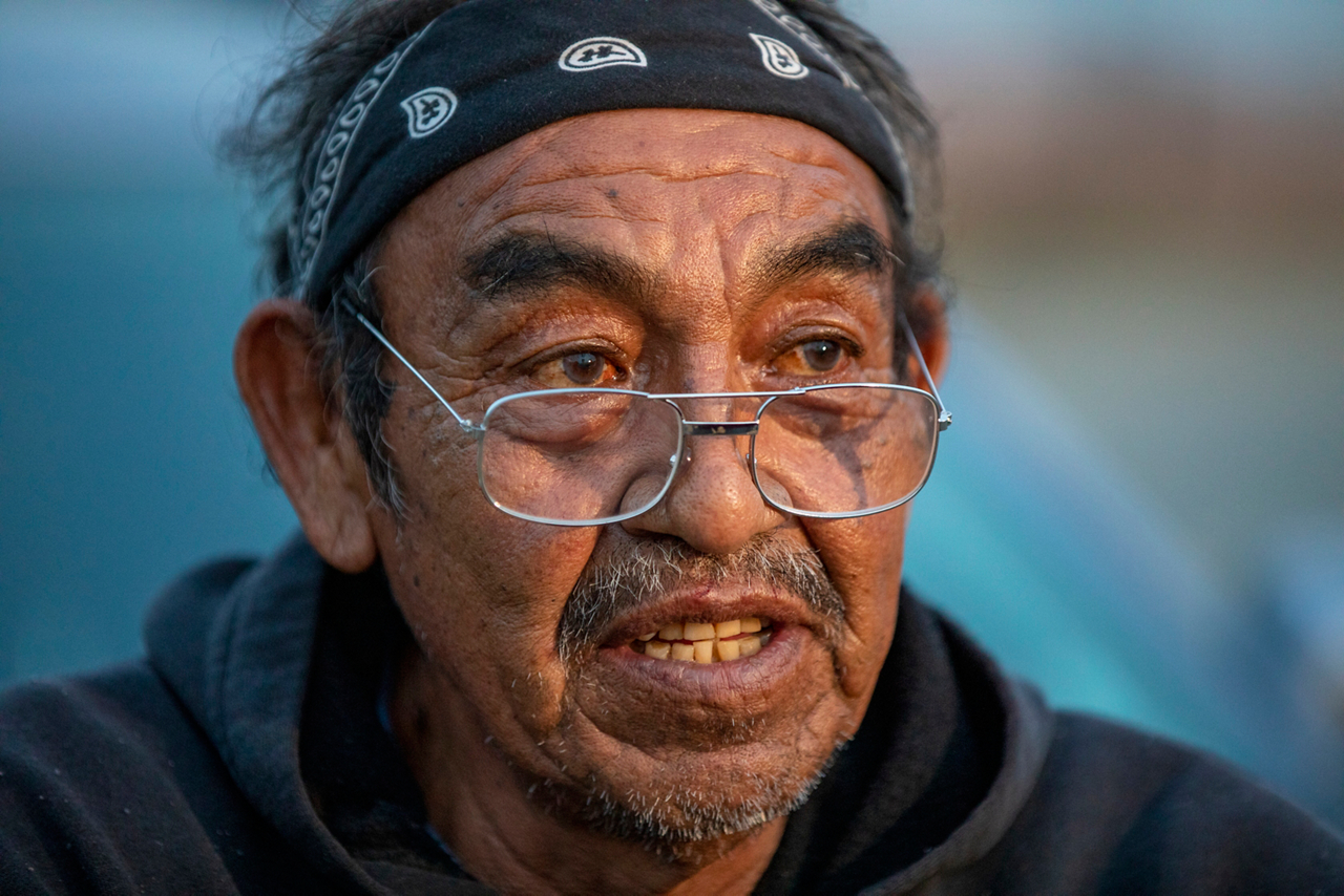 Jose is grateful to Agape Church for their food and friendship.