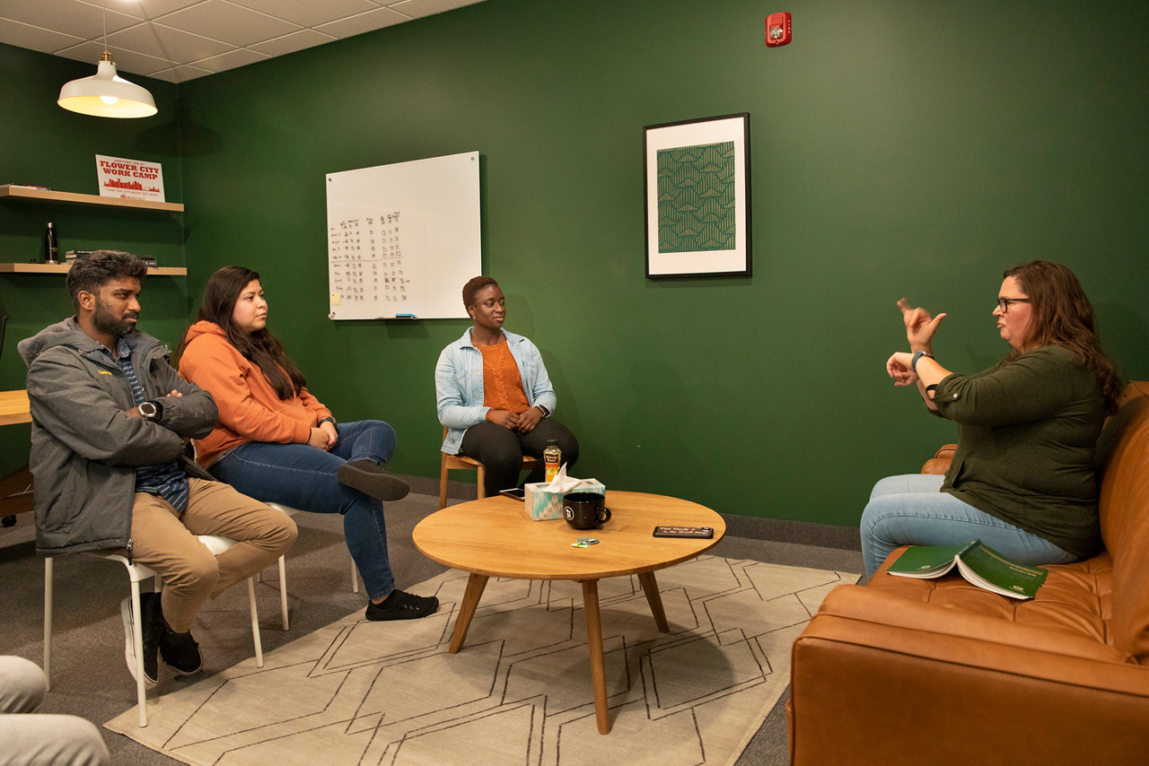 Rochester Institute of Technology, Maameyaa Asiamah, Cru student leader. 