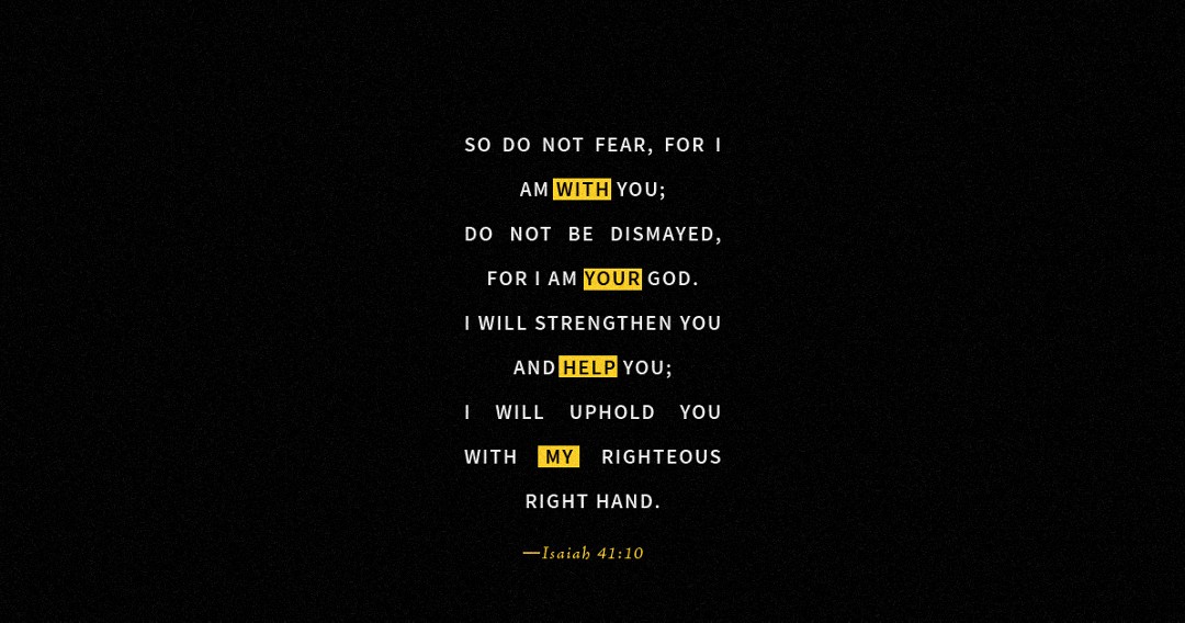do not fear bible verses