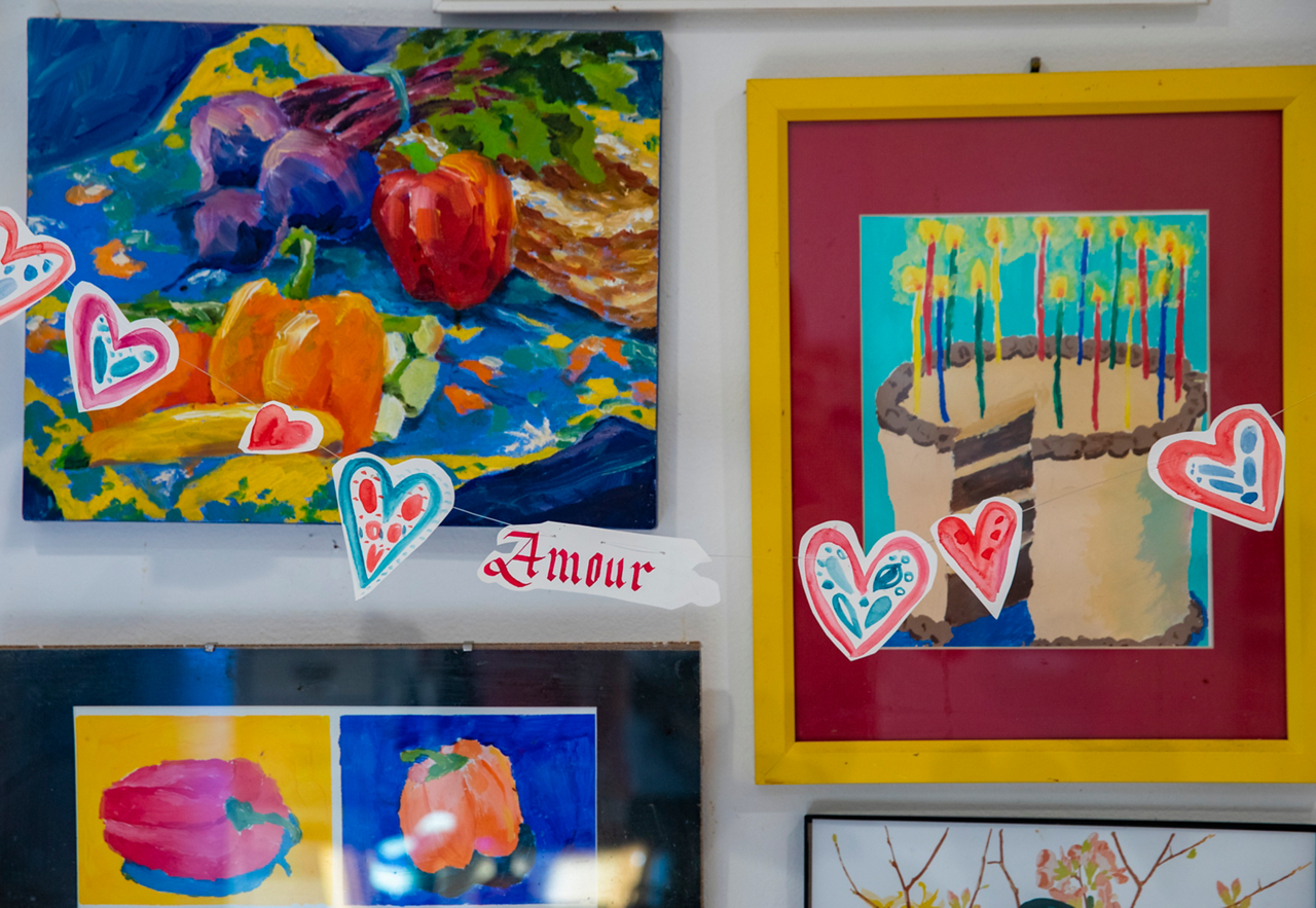 Hope's artwork from her childhood