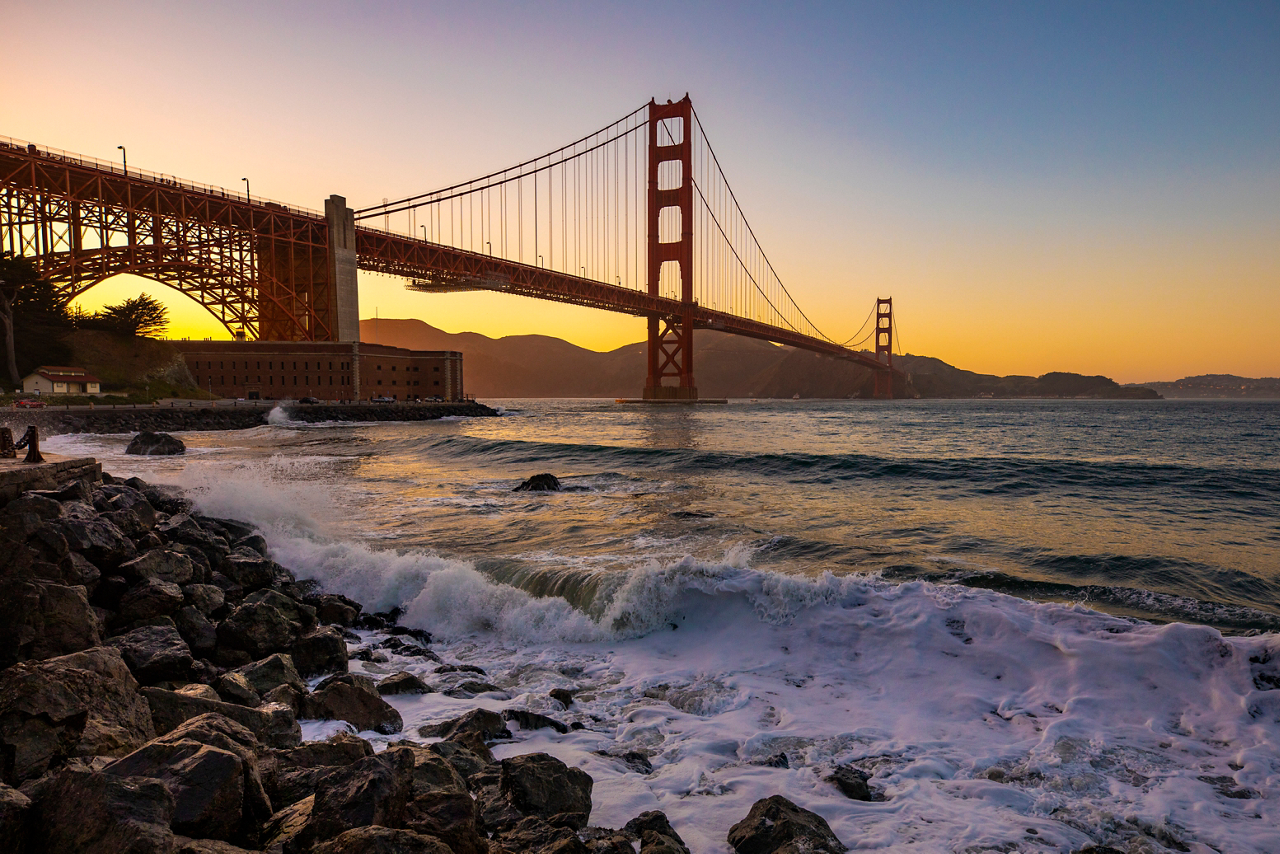 Iconic Golden Gate Bridge