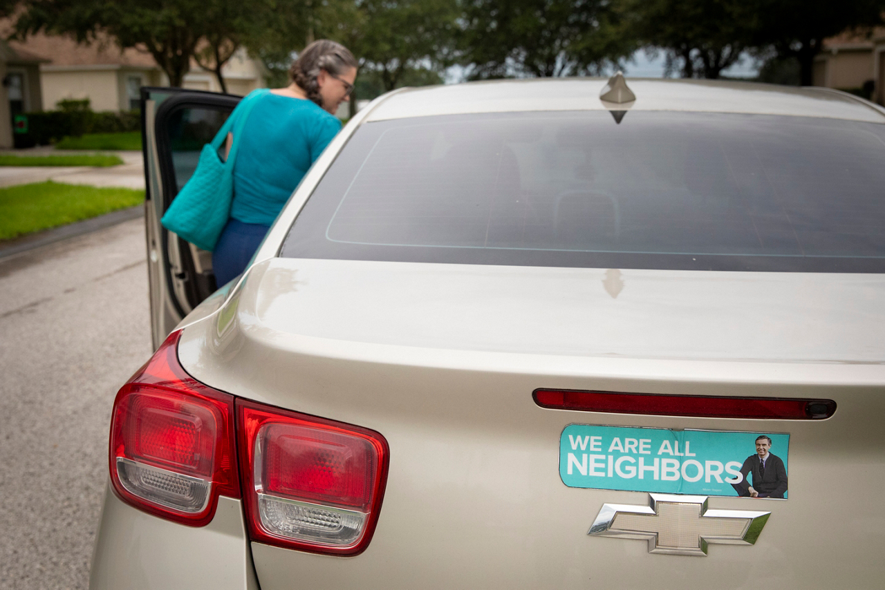 Melody's bumper sticker. 