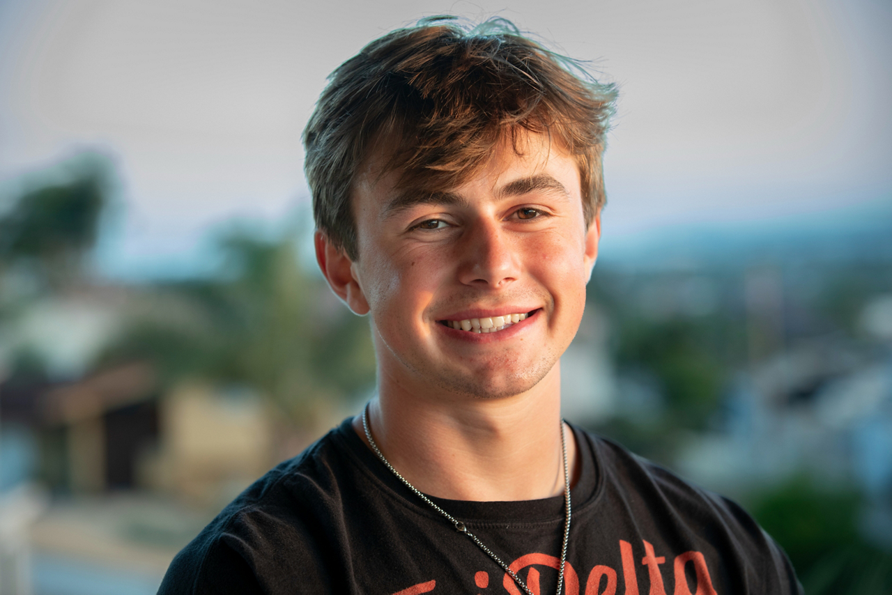 Logan Maksimowicz, a junior at Baylor University in Texas