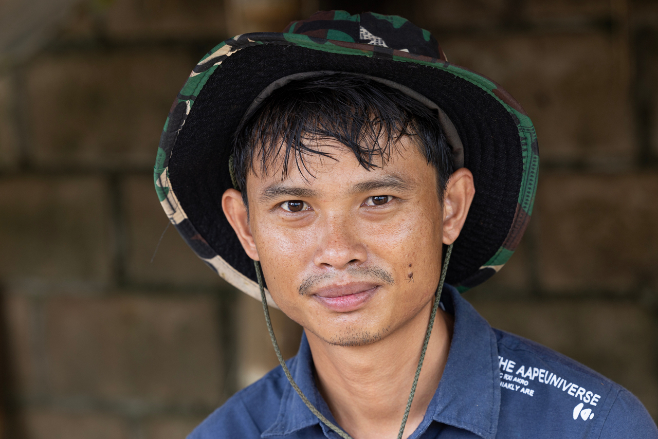 man smiling for camera