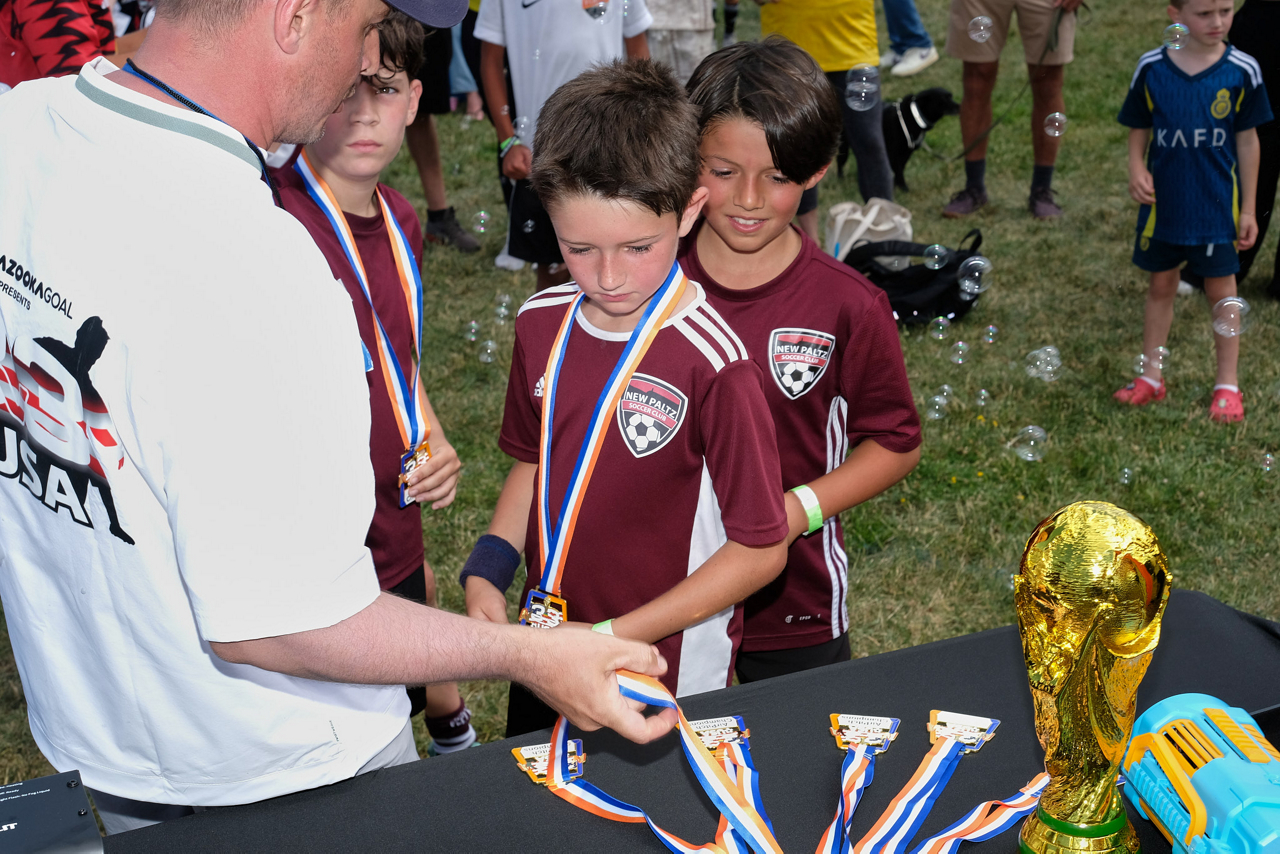 Kids getting awards