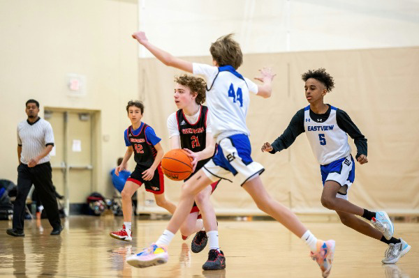 Basketball camp for school students