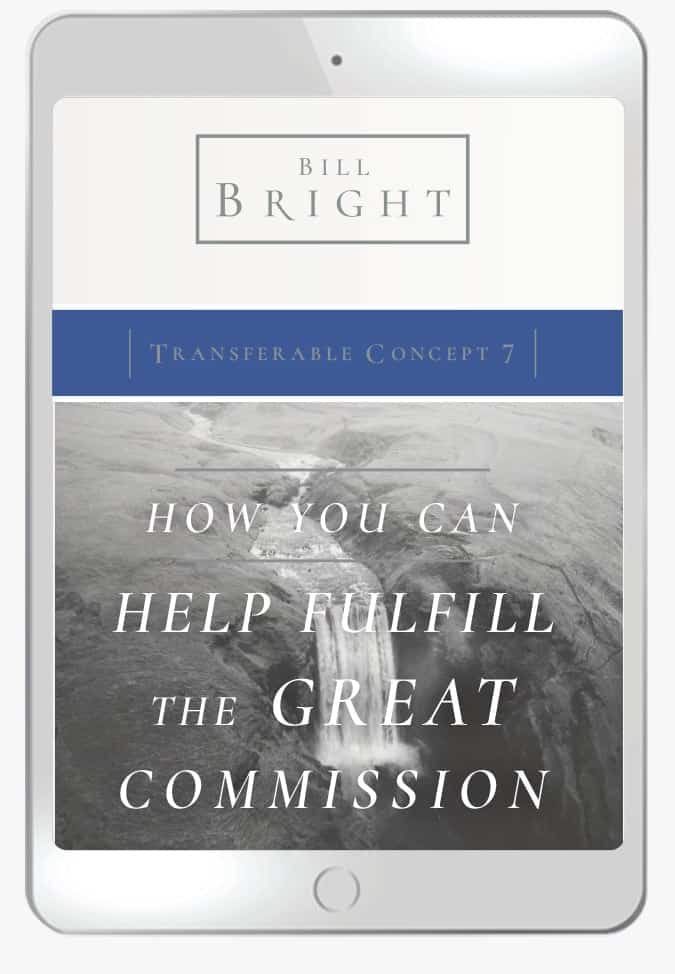 Transferable Concept 7 - How You Can Help Fulfill the Great Commission (Ebook)