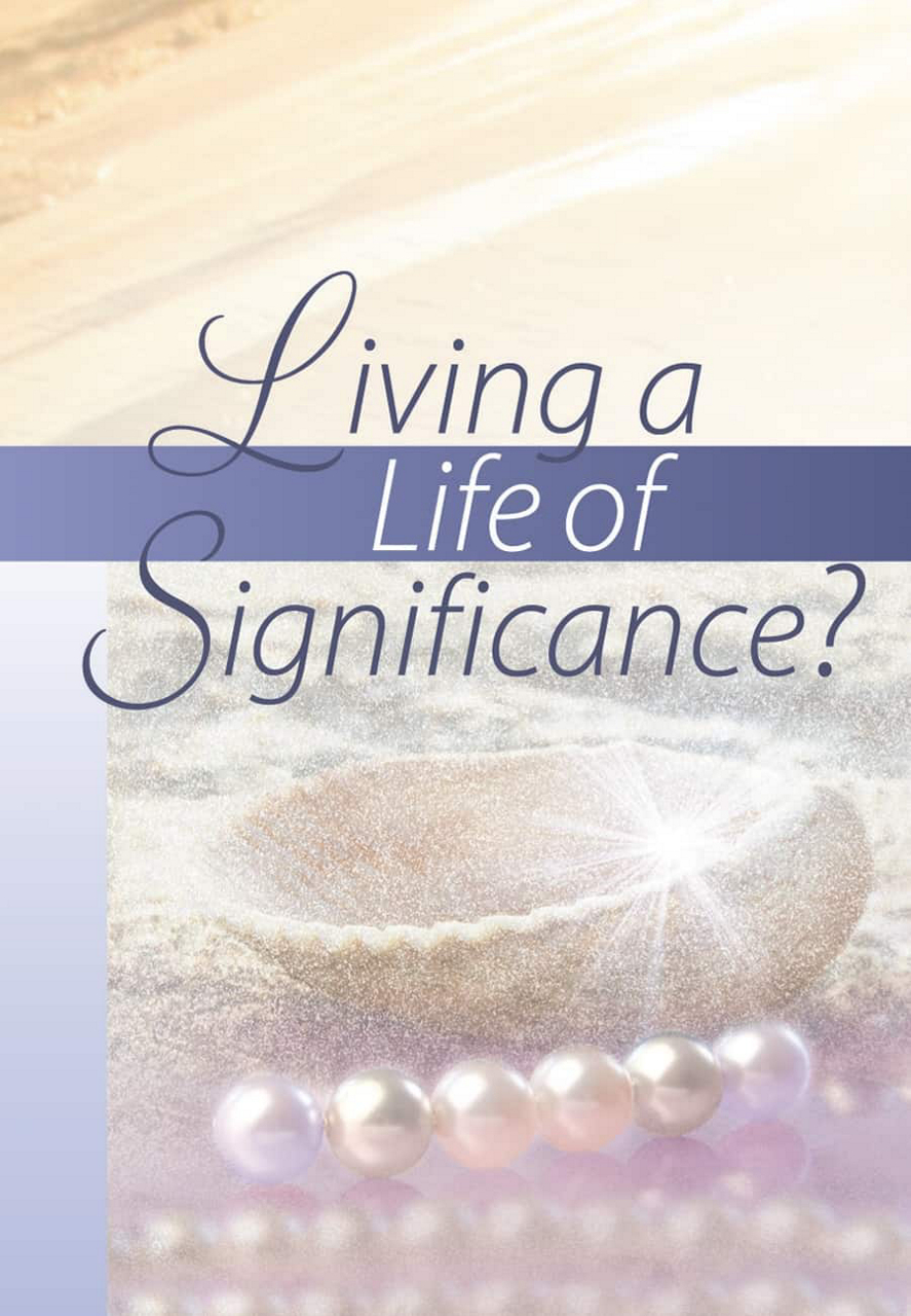 Living a Life of Significance? Booklet