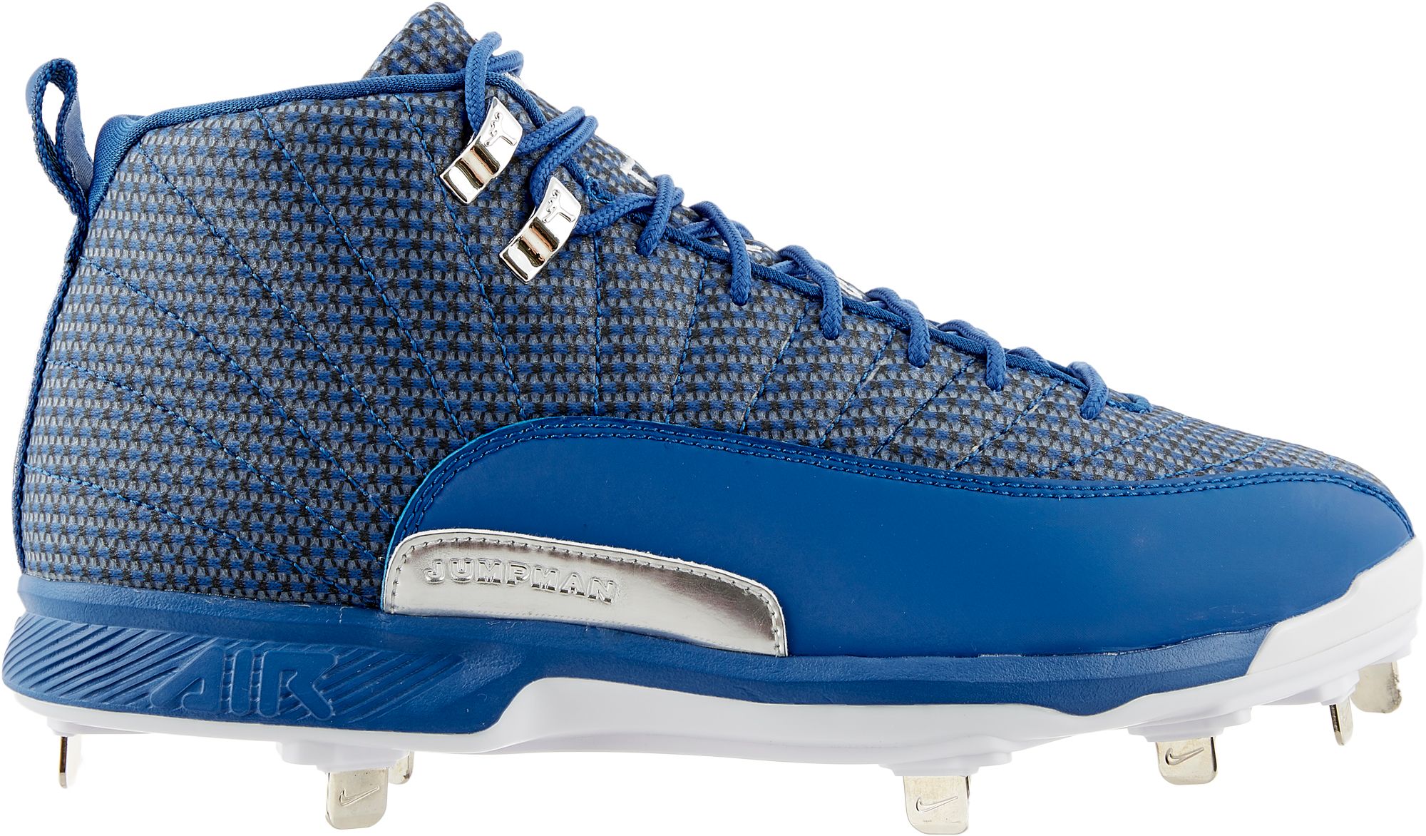 blue jordan baseball cleats