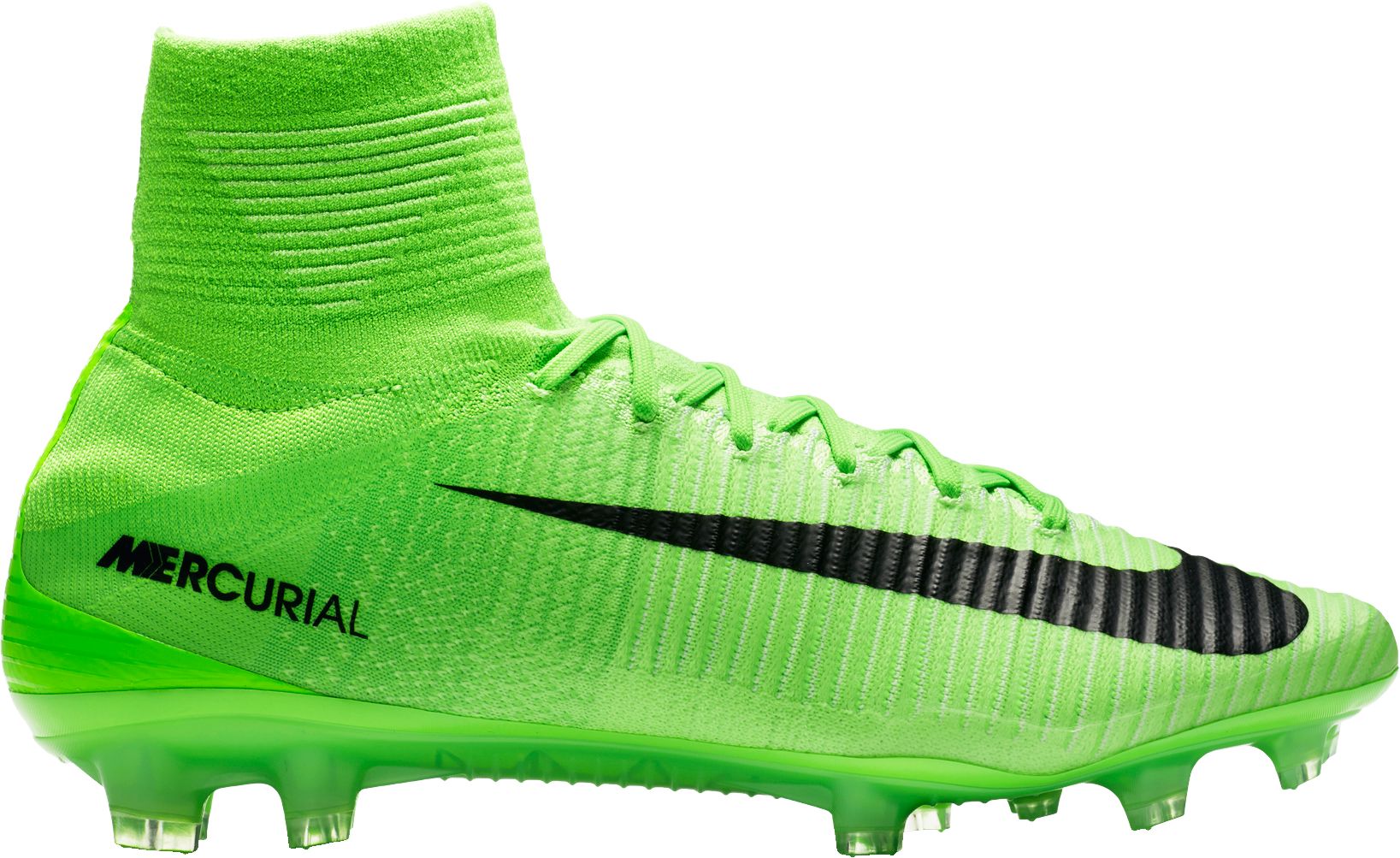 neon green soccer cleats