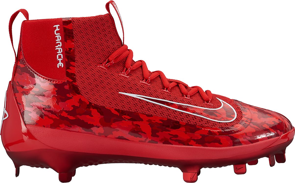 red nike youth baseball cleats