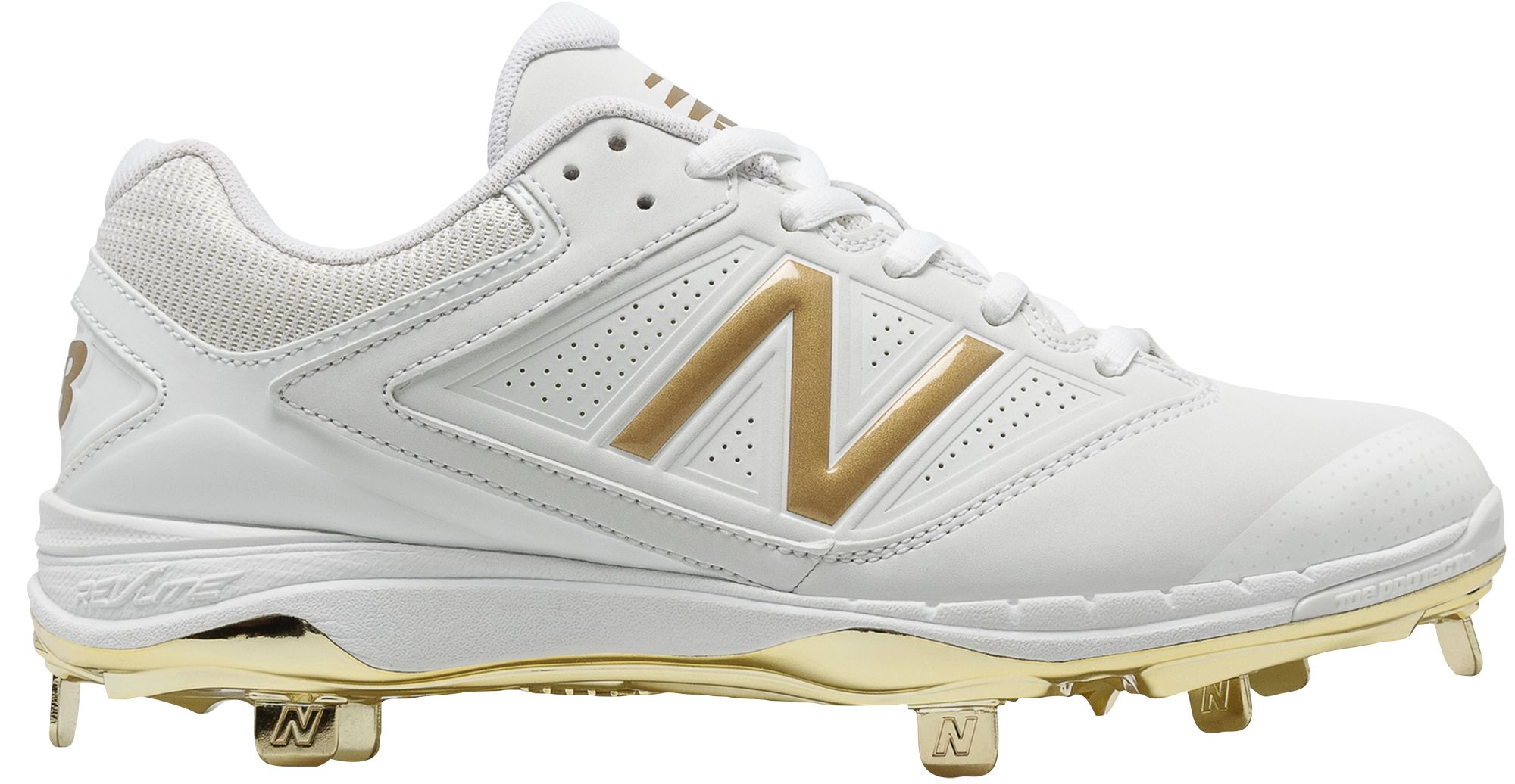 new balance softball cleats gold