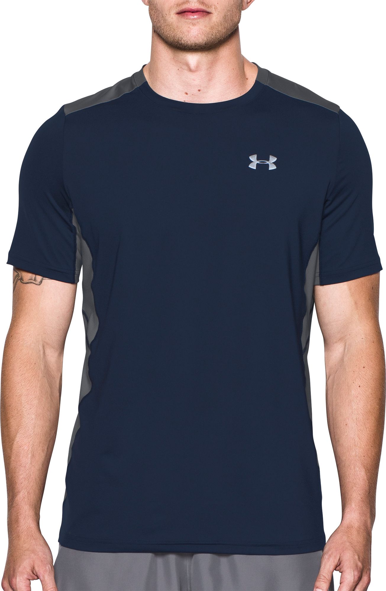 under armour running tops mens