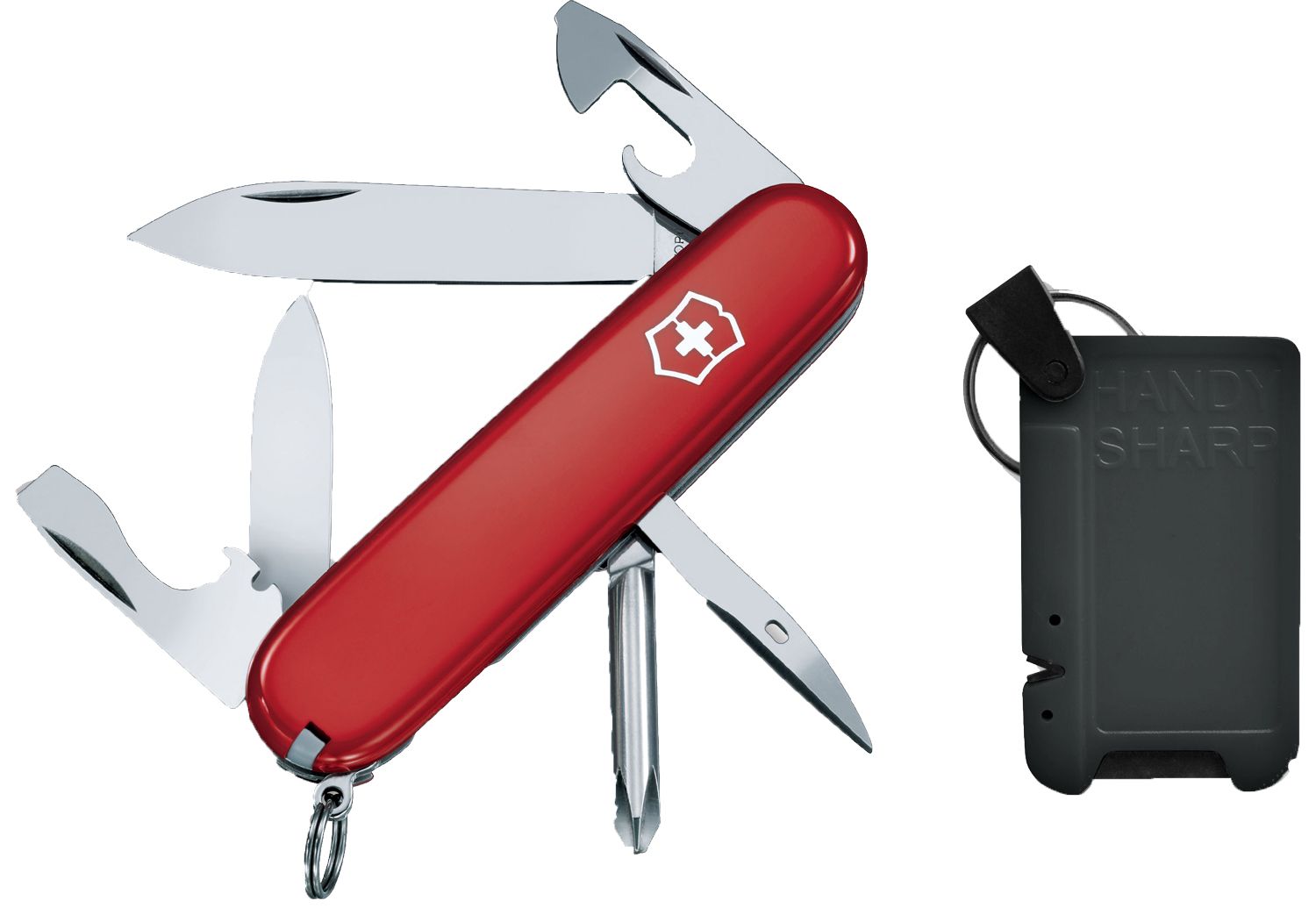 Victorinox Knives Tinker Swiss Army Knife and Sharpener Set ...