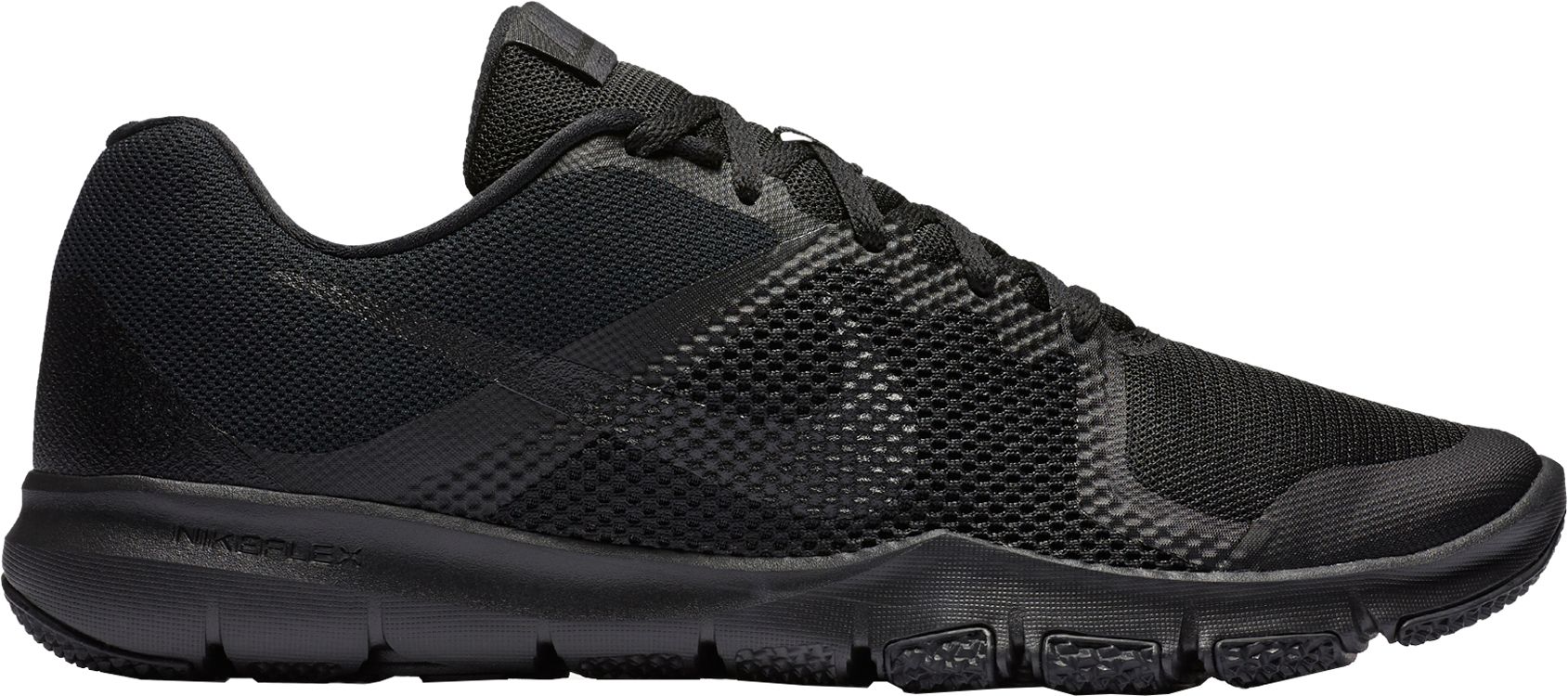 all black nike training shoes