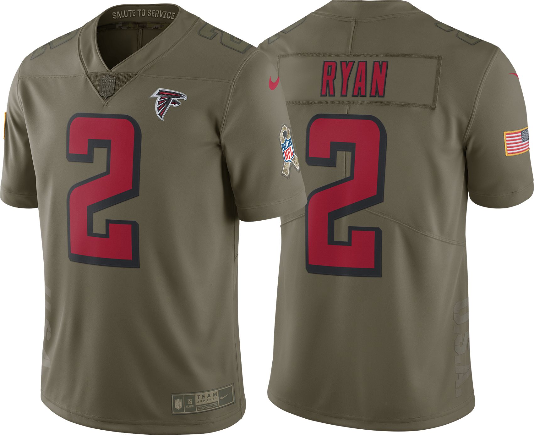 atlanta falcons salute to service jersey