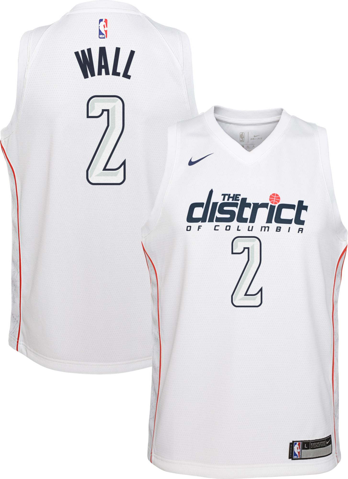 washington wizards white jersey