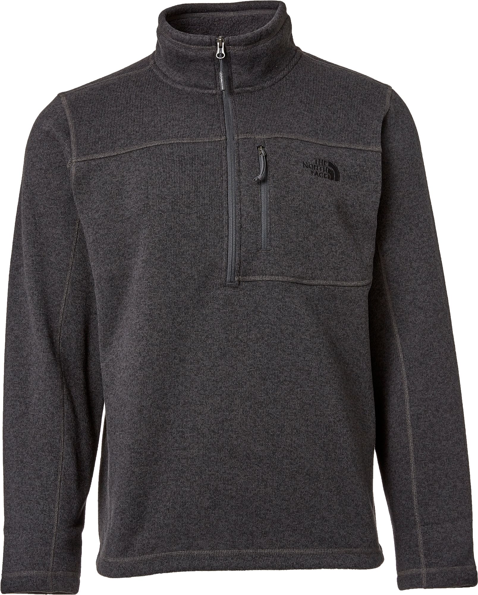 mens north face half zip fleece