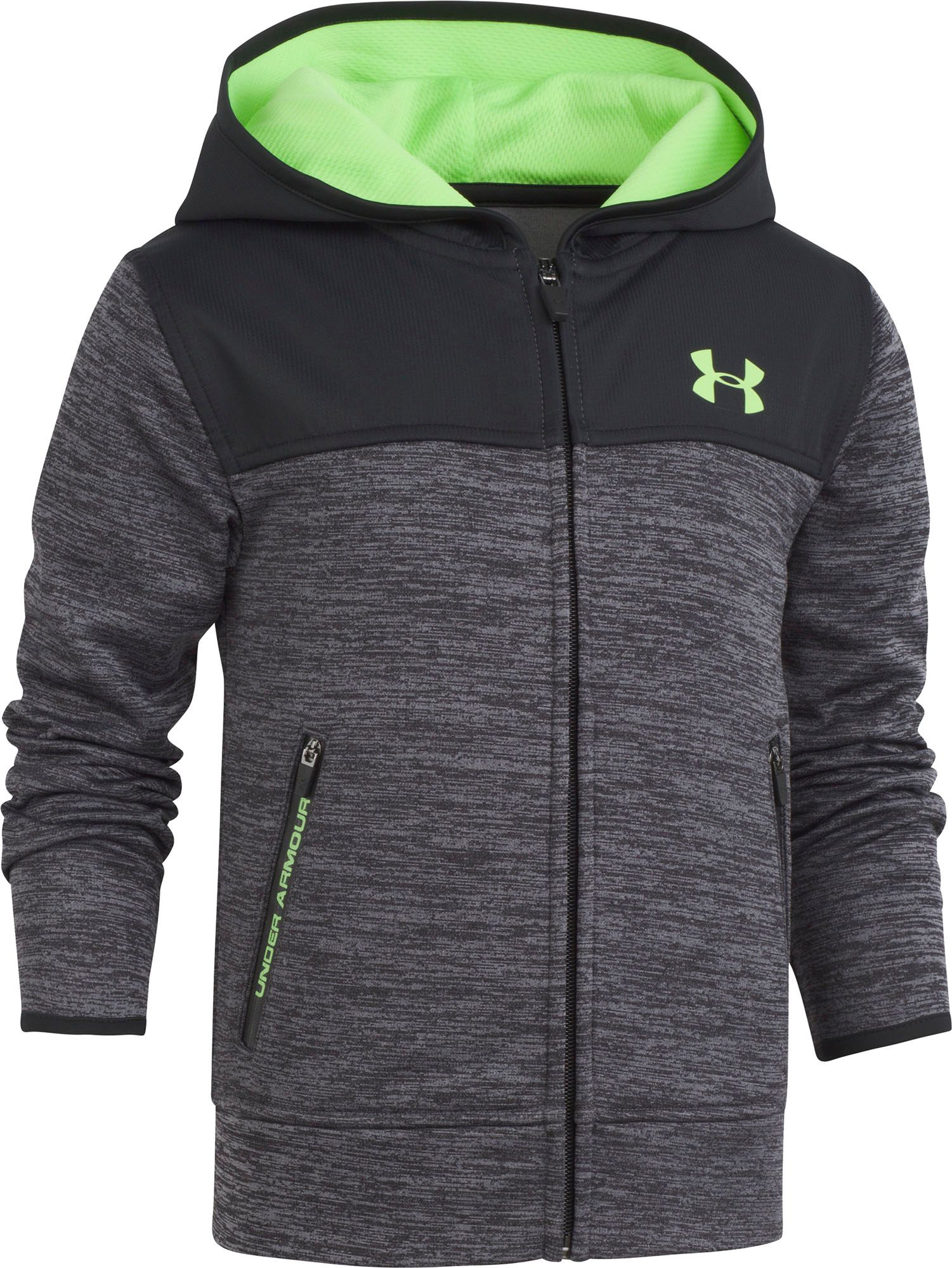 boys under armour zip up hoodie