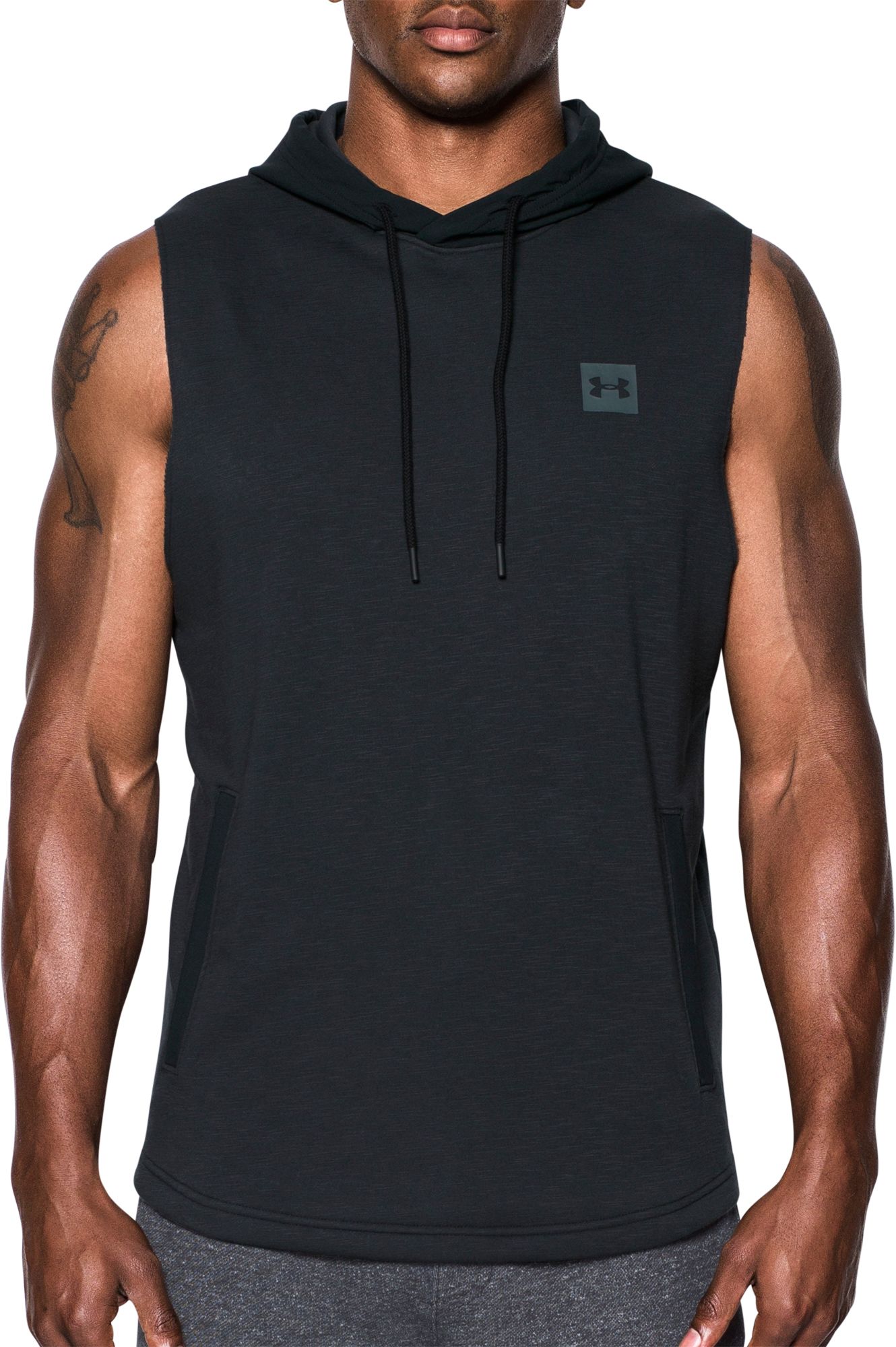 under armour no sleeve hoodie