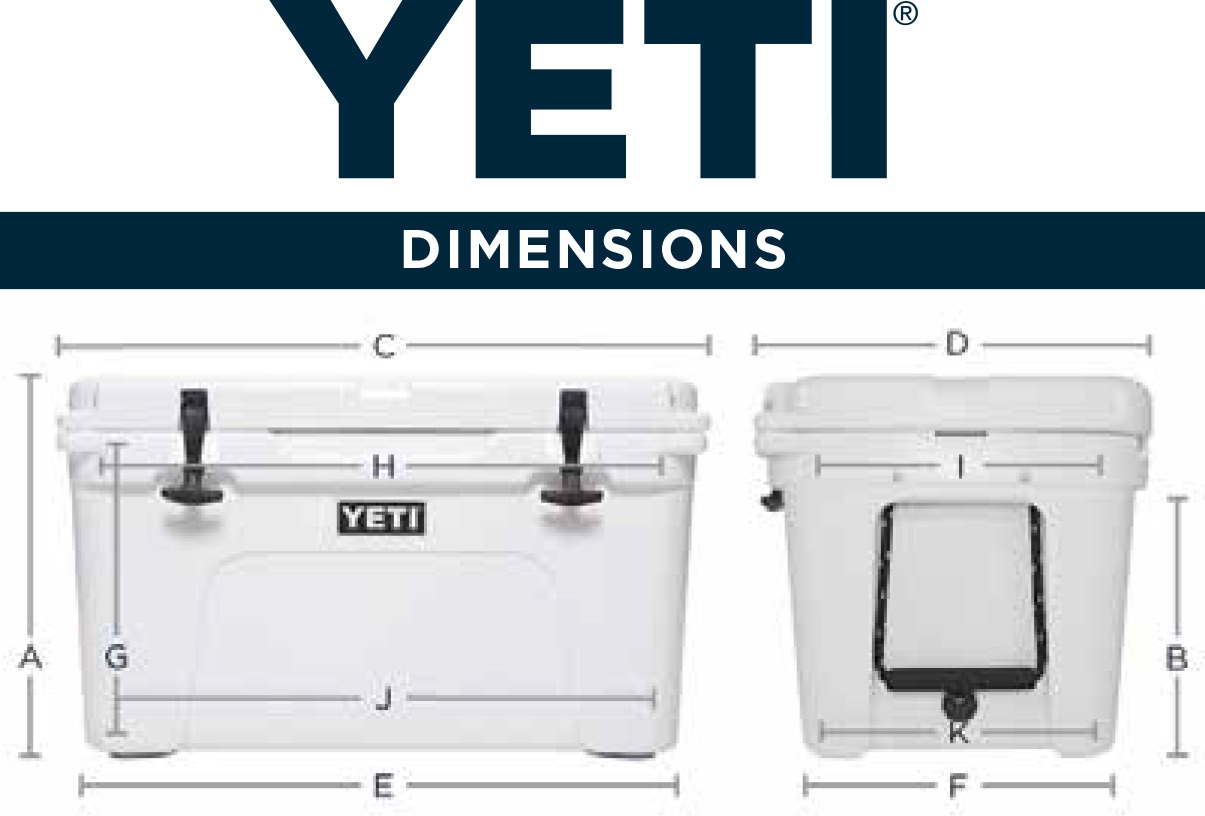 Yeti 35 best sale cooler dimensions