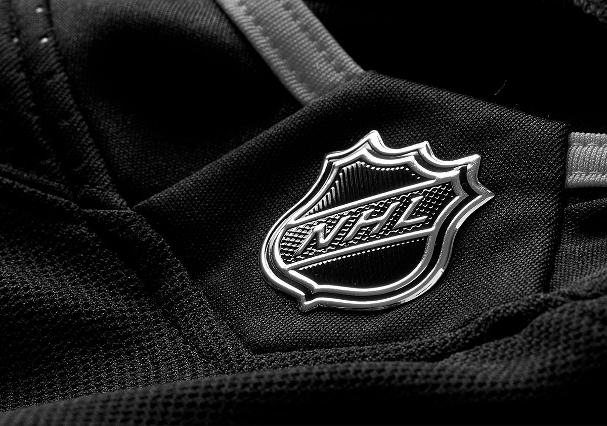 NHL Logo On Black Jersey
