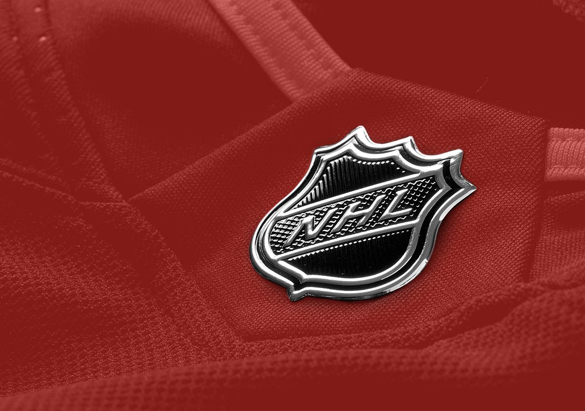 NHL Logo On Black Jersey