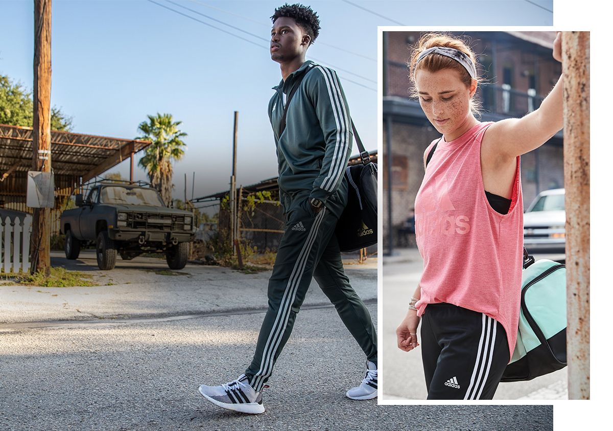 how to style adidas tiro pants