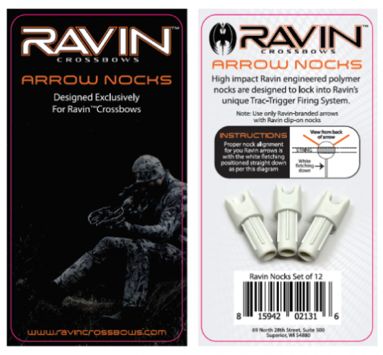 Ravin White Arrow Nocks