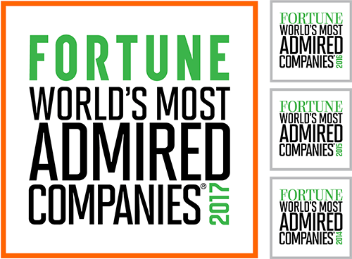 Fortune World's Most Admired 2017