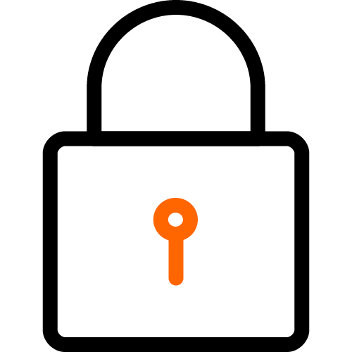 2 color icon lock