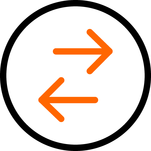 2 arrows icon