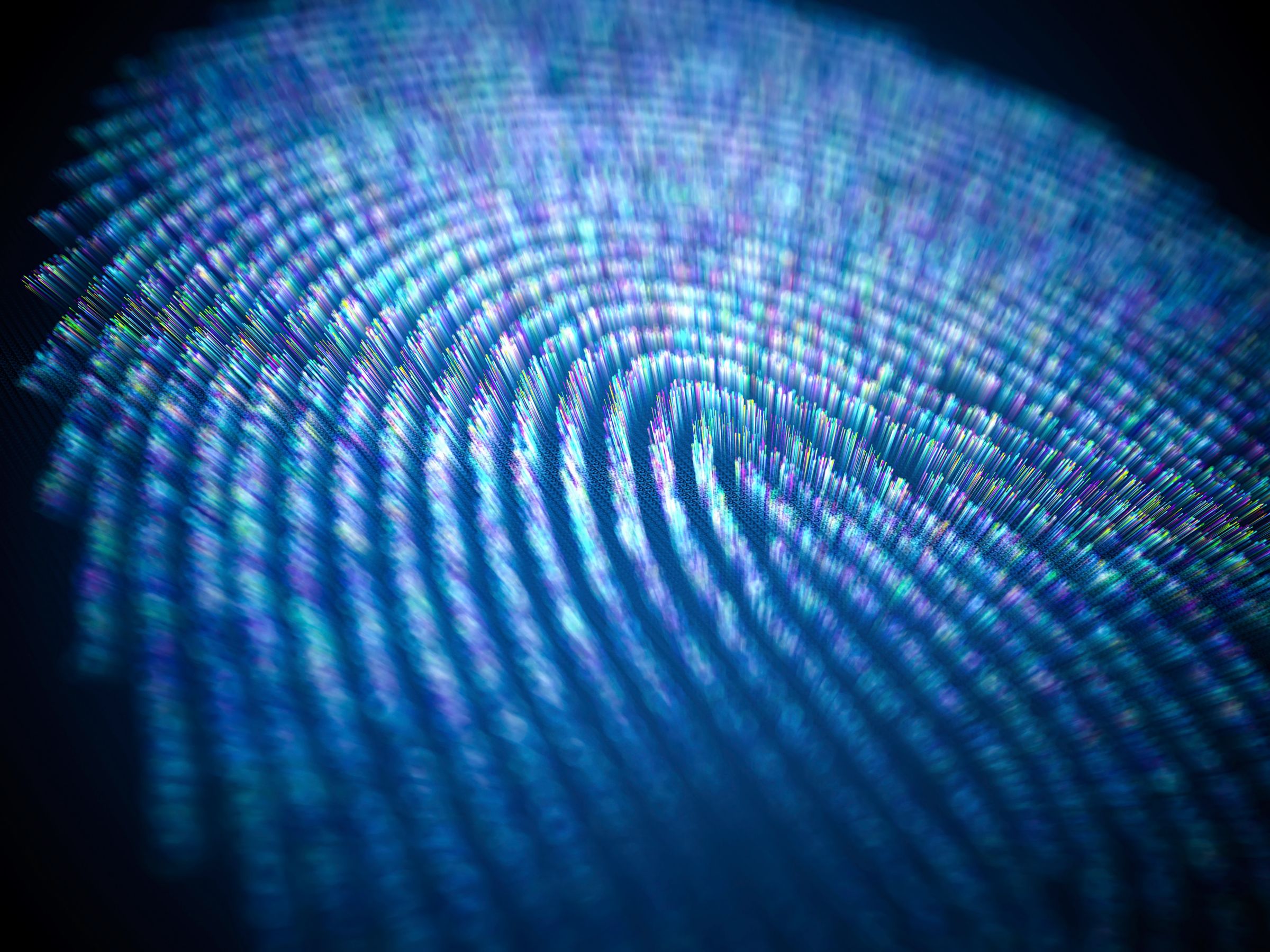 Abstract image of fingerprint